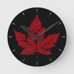 Redondo Relógio Legal do Canadá, Souvenir Wall Clocks - 