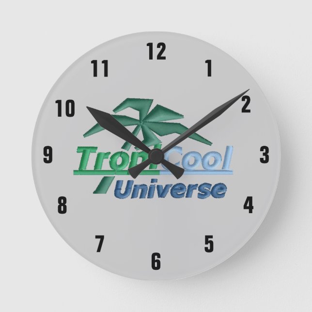 Redondo relógio LOGO da TCU (Frente)