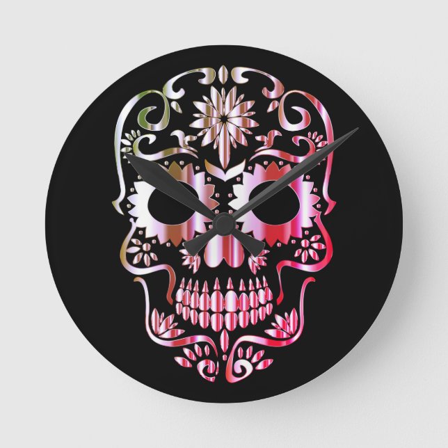 Redondo relógio na moda (Frente)