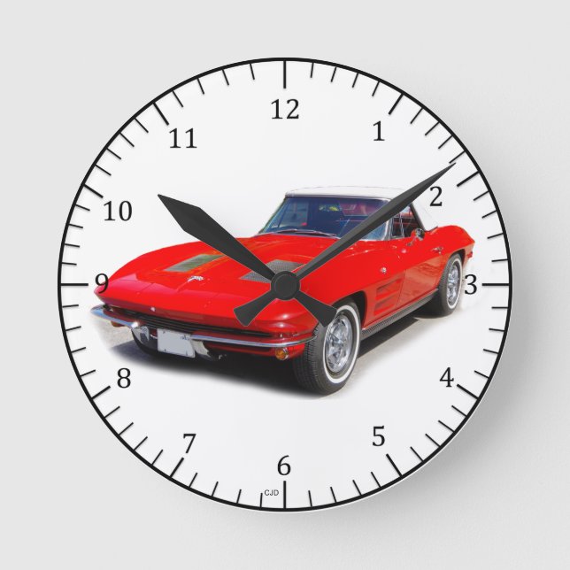 Redondo relógio Stingray 1963 (Frente)