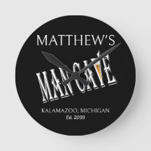 Sinal de relógio da caverna do dia de os pais