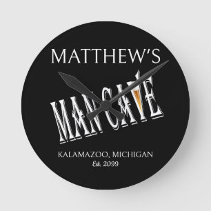 Redondo Sinal de relógio da caverna do dia de os pais