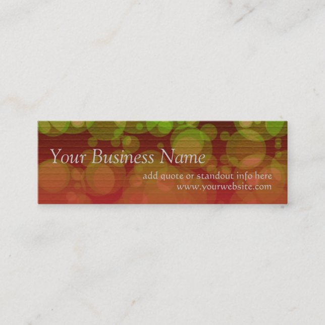 Redtown v2 Cartão de visita (Frente)