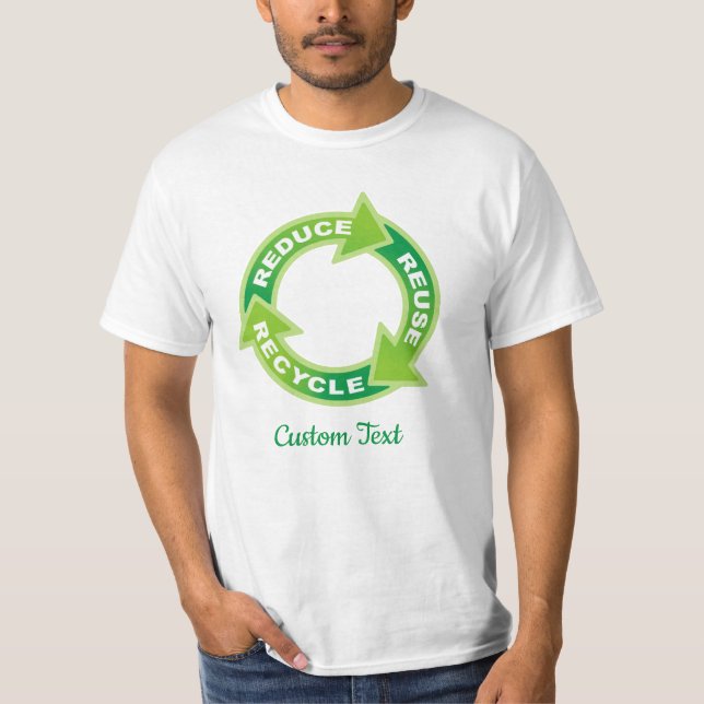 Reduza a reutilização do T-Shirt do Reciclar (Frente)