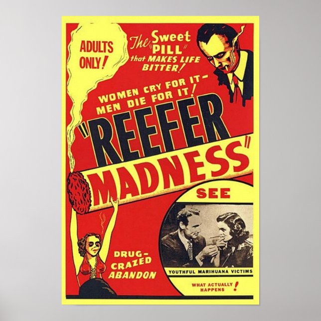 Reefer Madness Poster (Frente)