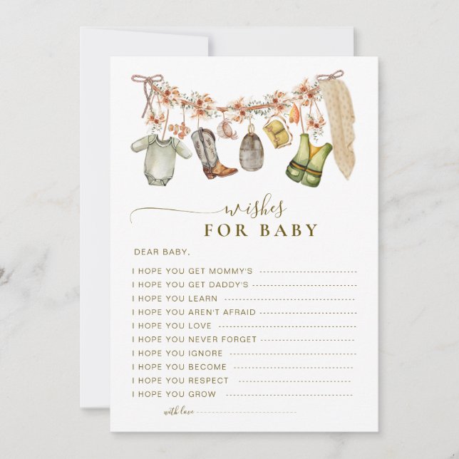 Reel Excitou Desejos de Pesca para Cartão de Bebê (Frente)