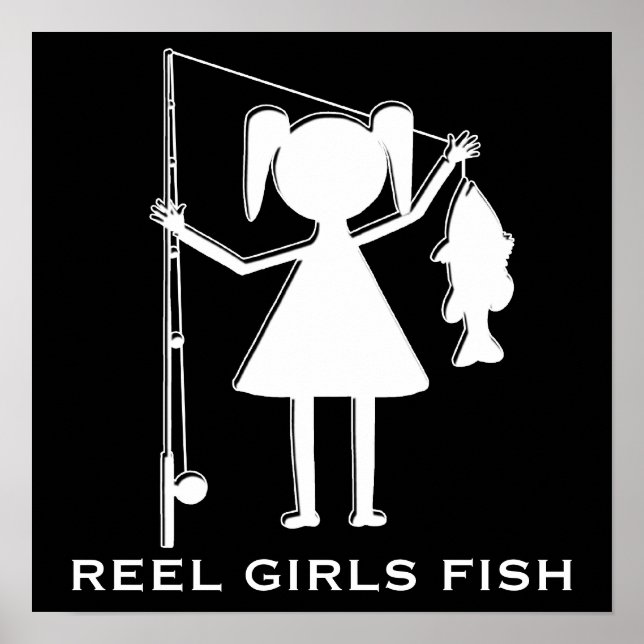 REEL GIRLS FISH - POSTER (Frente)