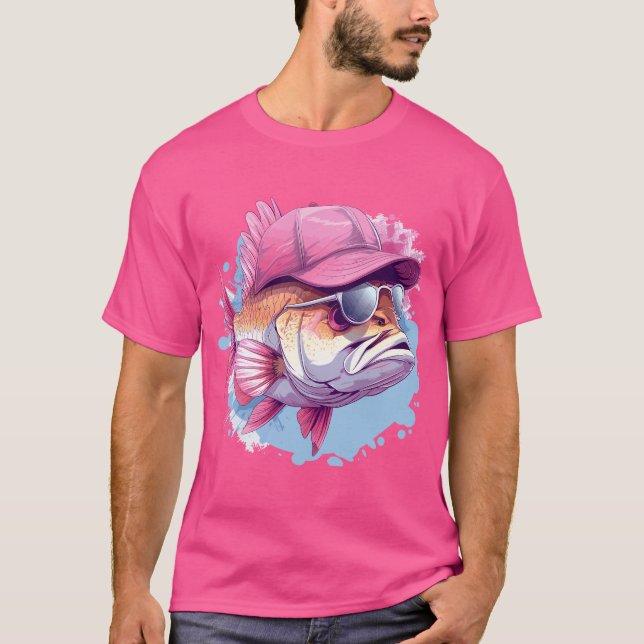 Reel Girls Fish T-shirt Design (Frente)