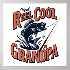 Reel Legal Grandpa Poster - Pesca do Dia de os pai
