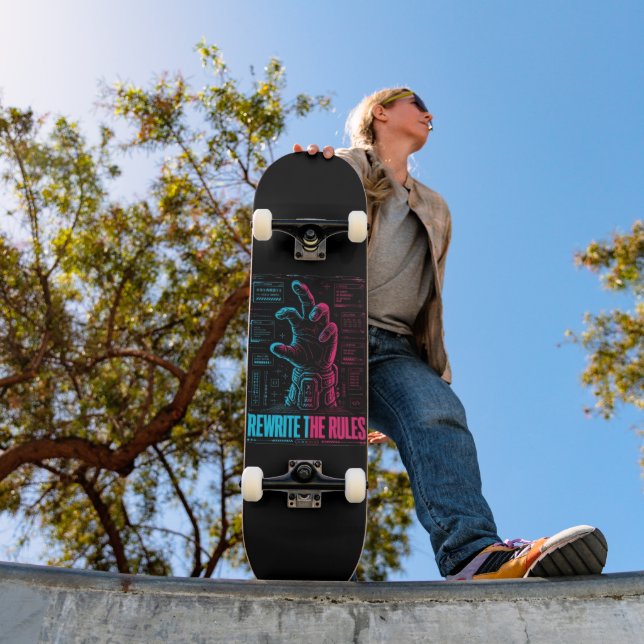 Reescreva O Deck De Skate Cyberpunk Das Regras (Ao ar livre 1)