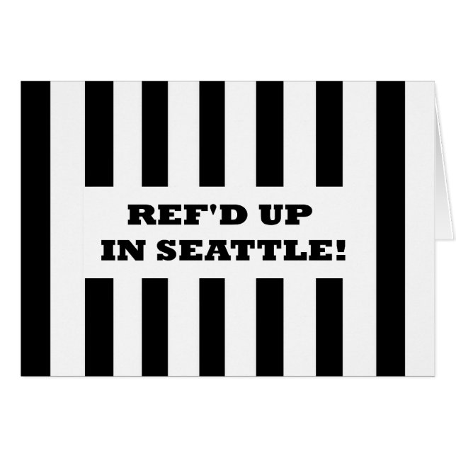 Ref. em Seattle com cartão substituto (Frente horizontal)