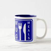 Refeições para canecas em caneca