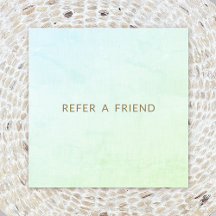 Referência de Cliente Aqua Verde Simples