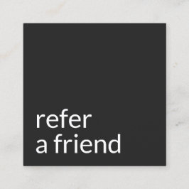 Referência de Cliente Preto Simples