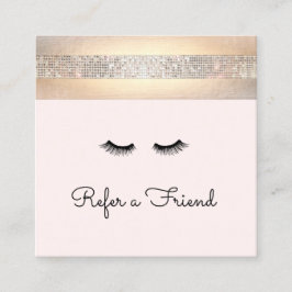 Referência de Extensões Eyelash Cor-de-Rosa Sequin