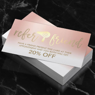Referência de Salão Dourado Pastel Rosa