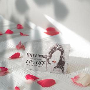 Referência do salão de beleza do maquilhador & d