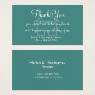 Referendo Imobiliário Obrigado