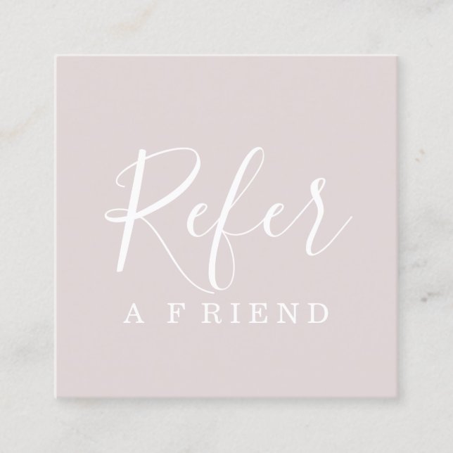 Referral Simples e Elegante (Frente)