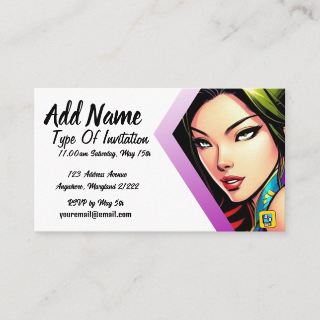 Refletir Convite Para Ela (Frente)