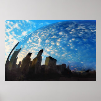 Reflexão de Chicago, poster