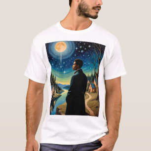 Reflexão Mononlit Eetérea - Camisa Surreal De Arte