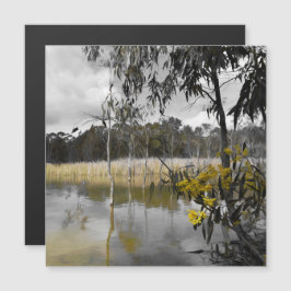 Reflexões Abaixo do Céu das Cinzas Cartão Magnétic