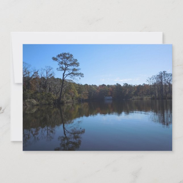 Reflexões Céu e Água - Condado de Beaufort NC (Frente)