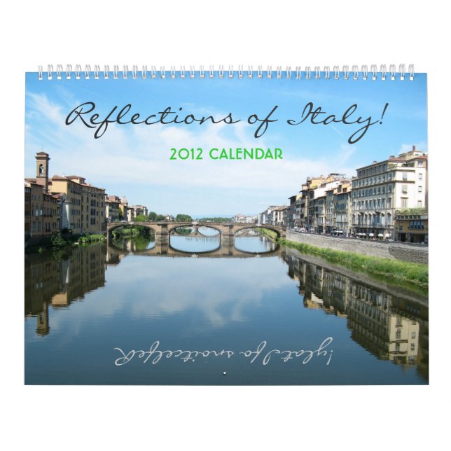 Reflexões do calendário jumbo italiano (Capa)