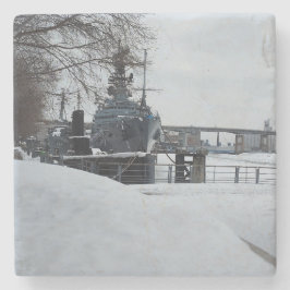 Reflexões Memoriais Porta copos de Pedra