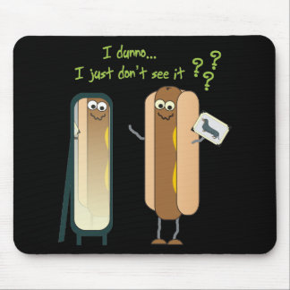 Reflexões Mousepad do cachorro quente