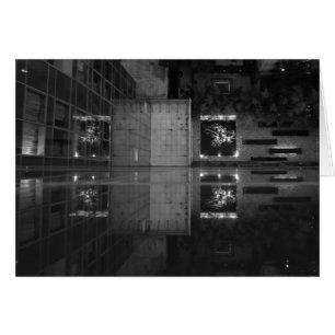 Reflexões Noir da cidade, cartão