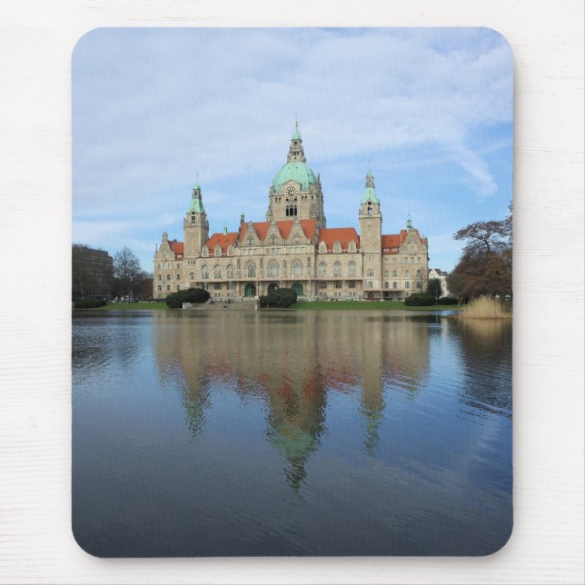 Reflexos em Hannover, Alemanha - Mouse Pad (Frente)