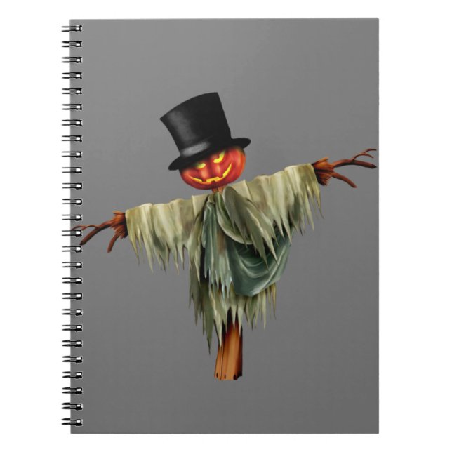 Reflexos Encantadores: Caderno Espiral de Hallowee (Frente)