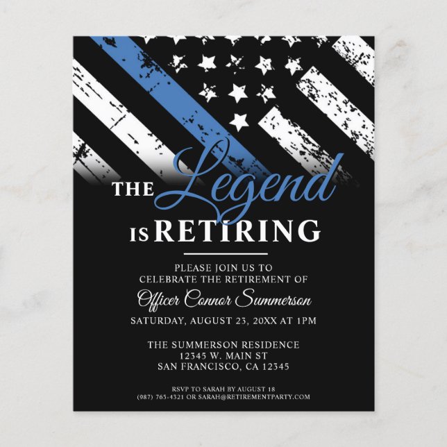 Reforma de Polícia da Linha Azul da Polícia de Orç (Frente)