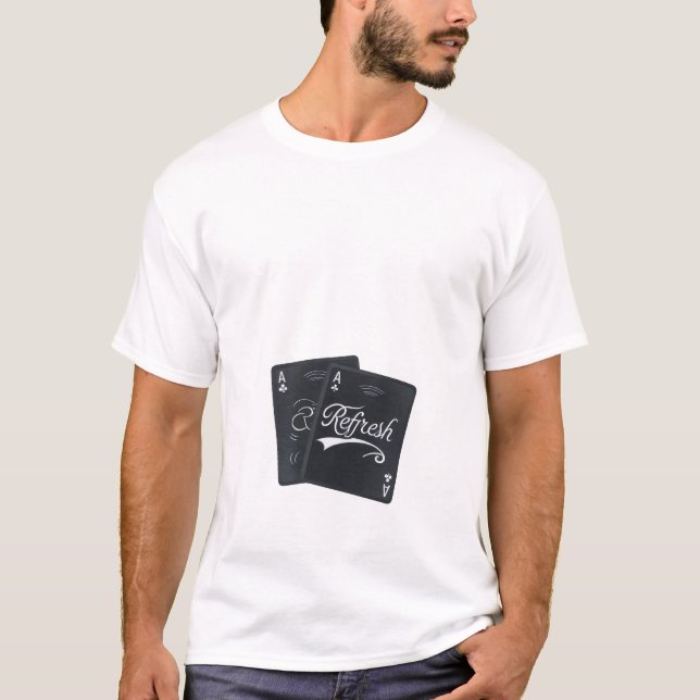Refresh Play Cards T-Shirt (Frente)