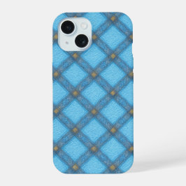 Refreshing Turquoise Plaid Phone Case
