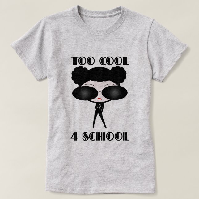 Refrigere demasiado o t-shirt de 4 escolas (Frente do Design)