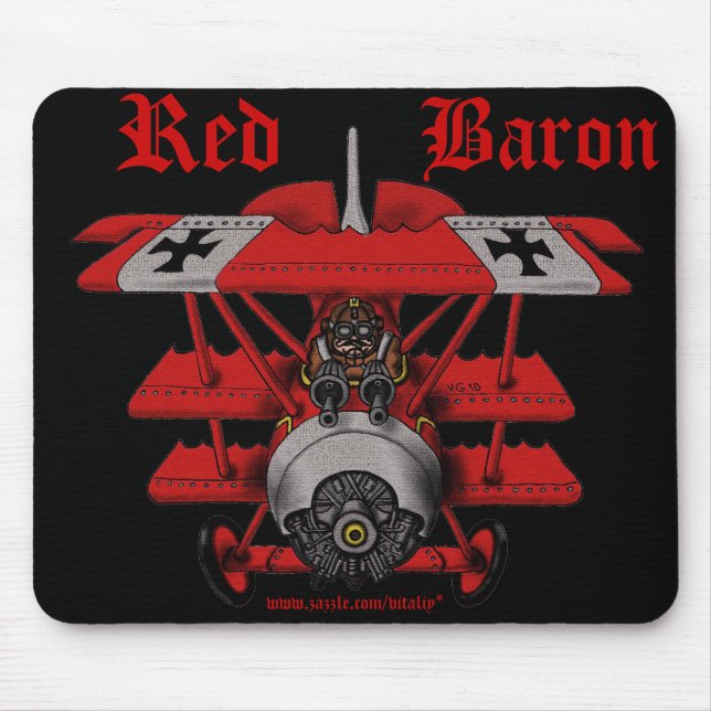 Refrigere o design plano do mousepad do baron (Frente)