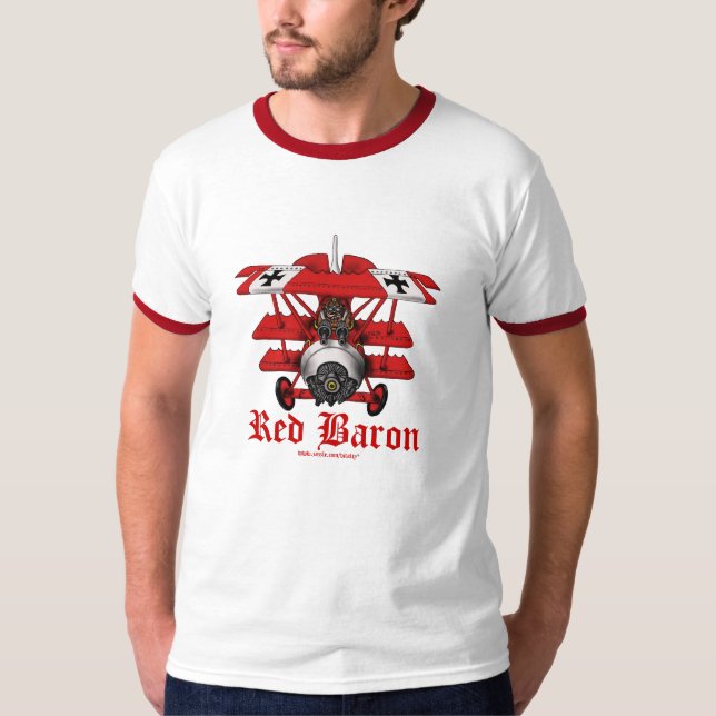 Refrigere o design plano do t-shirt do baron (Frente)