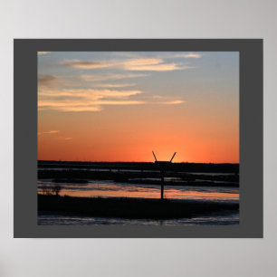 Refúgio Waterscape Sunset Poster