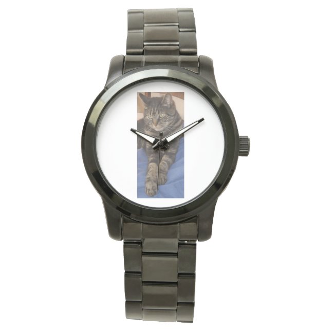 Regal Dave Unisex, Grande Relógio Preto (Frente)