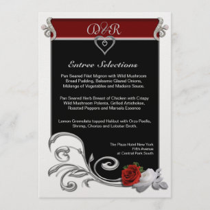 Regal Preto e Menu Vermelho