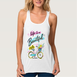 Regata A Vida É Uma Linda Viagem Arte De Bicicleta