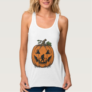 Regata Abóbora Bigfoot Vintage Design de Vetor de Hallowe