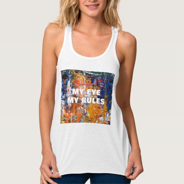 Regata Abstração vívida - Caos de Tintas de Óleo no Pa do (Frente)