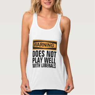 REGATA ADVERTÊNCIA NÃO JOGA BEM COM LIBERAIS T-SHIRTS