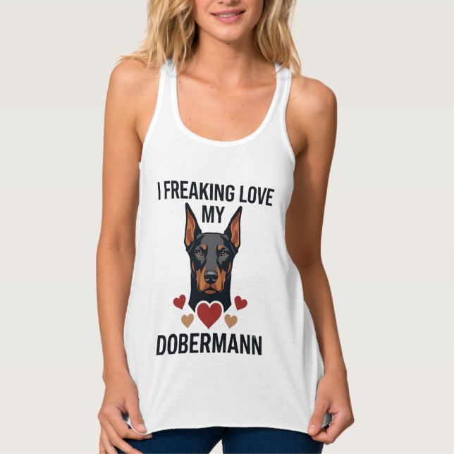 Regata Amando Dobermann Corações Vermelhos_1 (Frente)