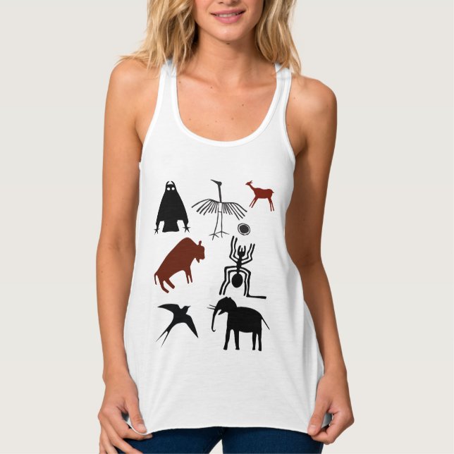 Regata Aves Pré-Históricas Animais Petroglifos (Frente)