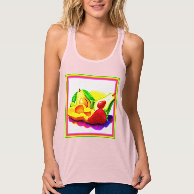 Regata Avocado tropical, morango e manga. Comprar Agora (Frente)